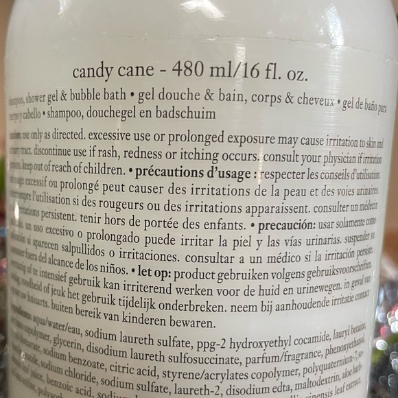 PHILOSOPHY CANDY CANE 16oz. Shampoo, Shower, & Bath. Factory Sealed. - Picture 3 of 4
